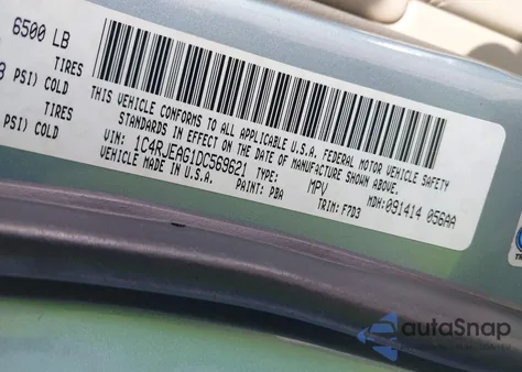 2013 Jeep Grand Cherokee Laredo from USA, damaged, VIN 1C4RJEAG1DC569621